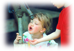 Boy Drinking